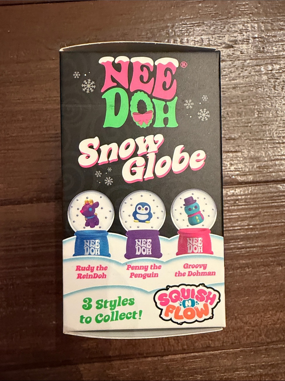 Needoh Pink Snow Globe - Picture 2 of 6